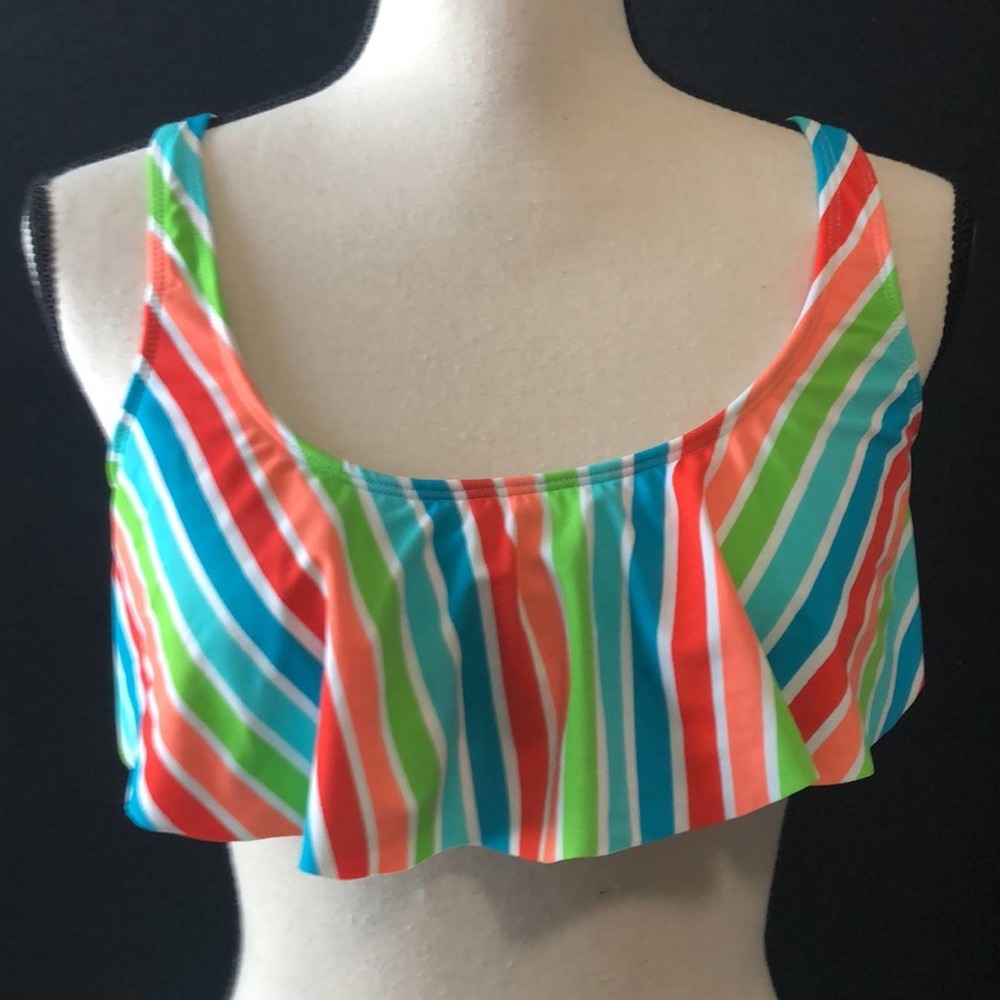 Bikini Lab multi colored top, small - Picture 2 of 9